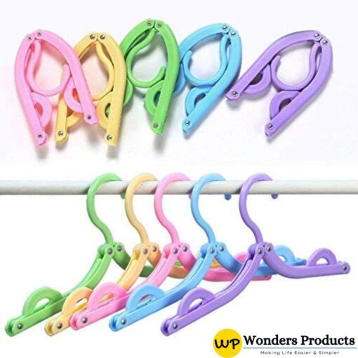 collapsible cloth hangers